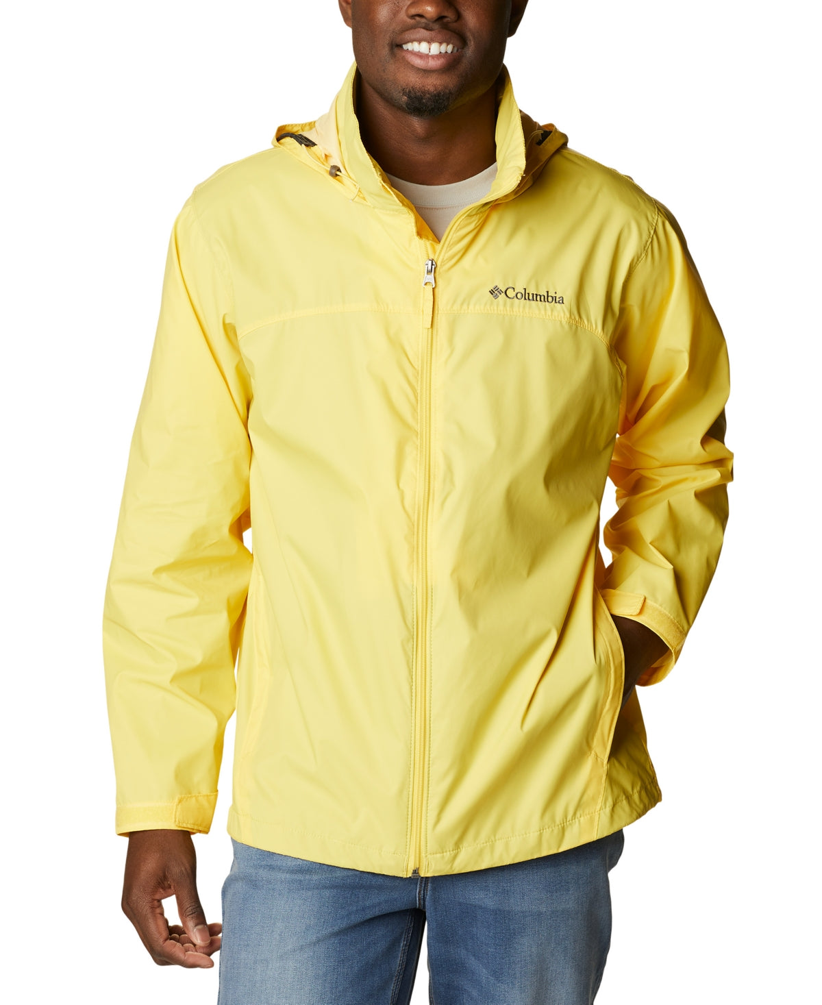 Columbia Men's Glennaker Lake Rain Jacket Sun Glow YELLOW XL