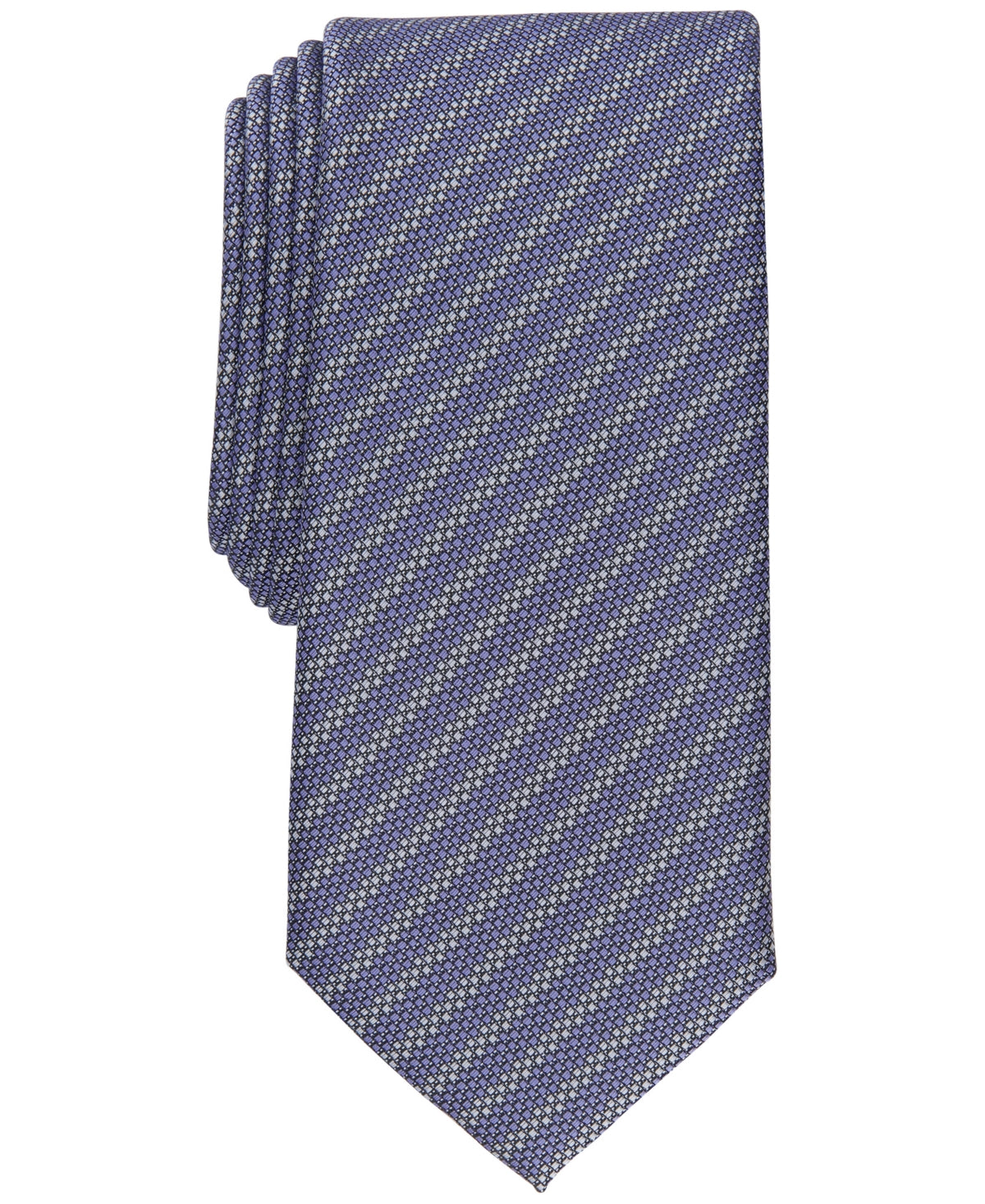 Alfani Men's Garrett Stripe Tie Purple Necktie