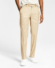 ALFANI Men's Slim-Fit Stretch Solid Suit Pants 30 x 30 Caramel