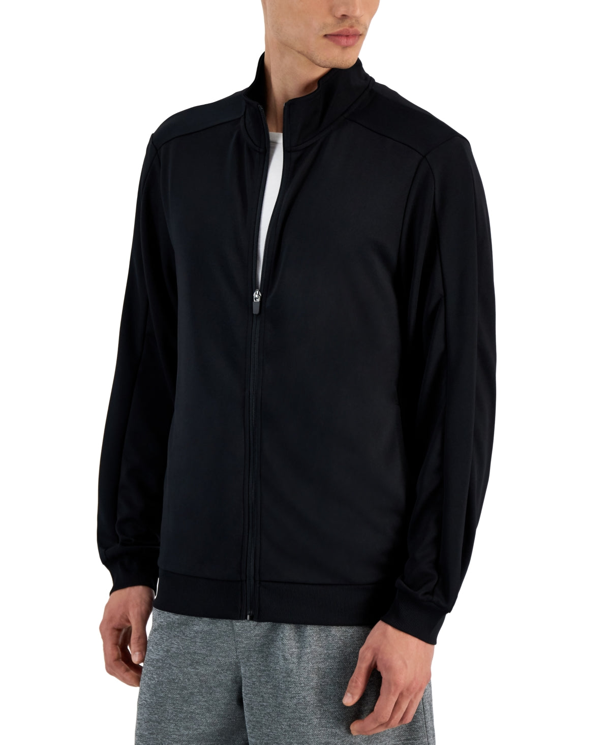 Id Ideology Men's Regular fit Knit Jacket Black XXL