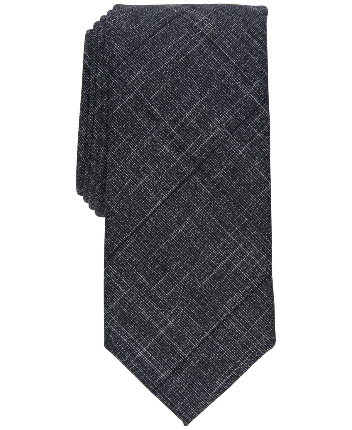 Alfani Men's Berris Solid Tie Black Necktie