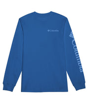Columbia Men's Long Sleeve Crewneck Shirt Fundamentals Vivid Blue XL