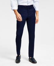 Tommy Hilfiger Mens Modern fit Dress Pants 40 / 32 Blue Solid