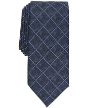 Alfani Mens Necktie Paisley Charcoal Grey Tie