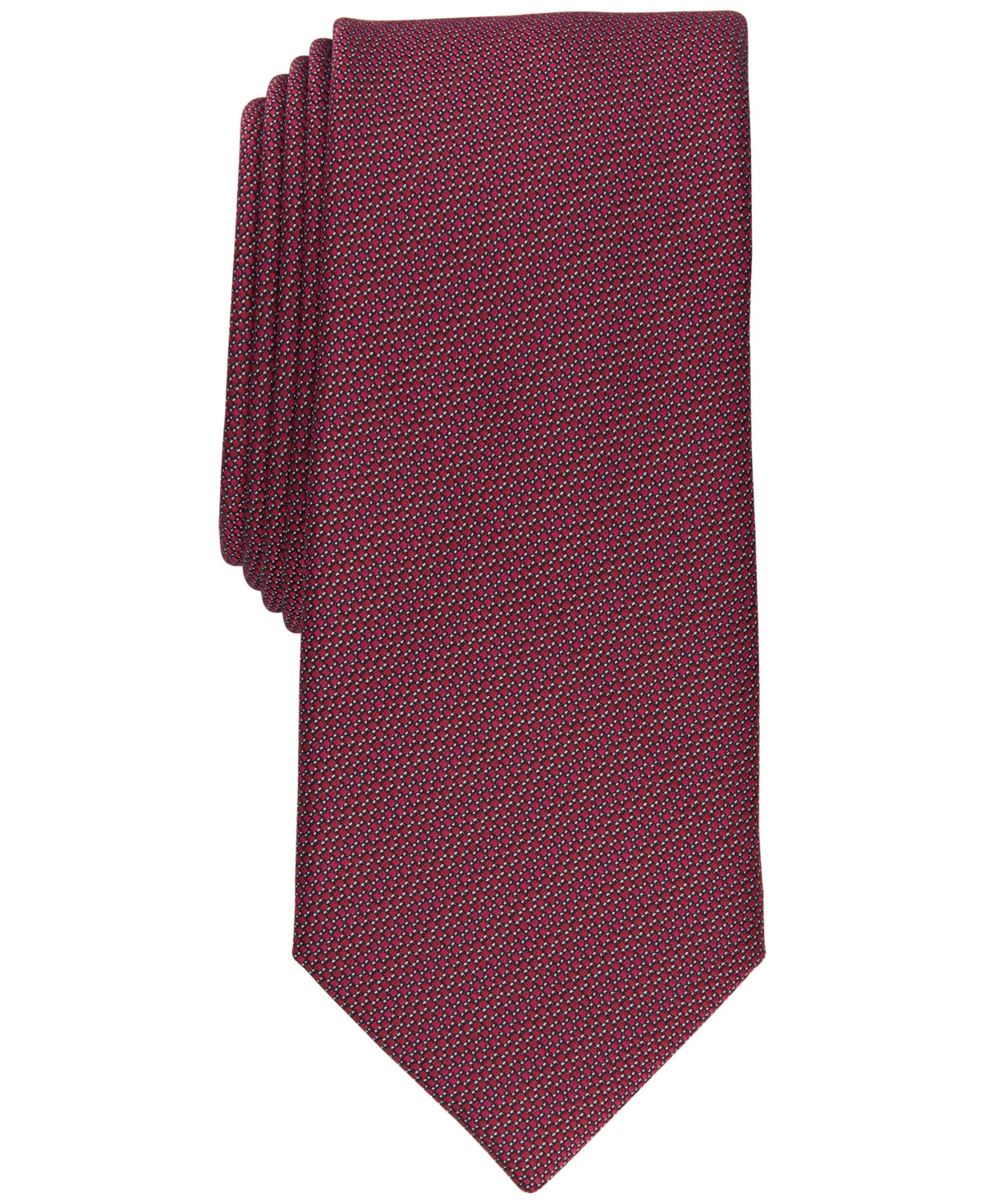 Alfani Men's Garrett Stripe Tie Red Necktie
