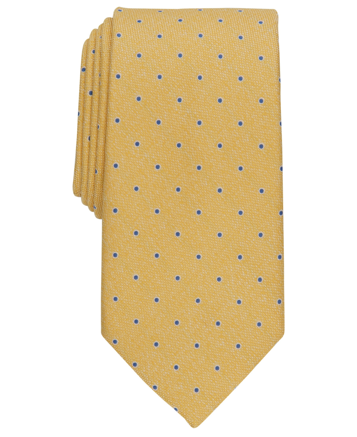 Club Room Mens Tie Yellow Dot
