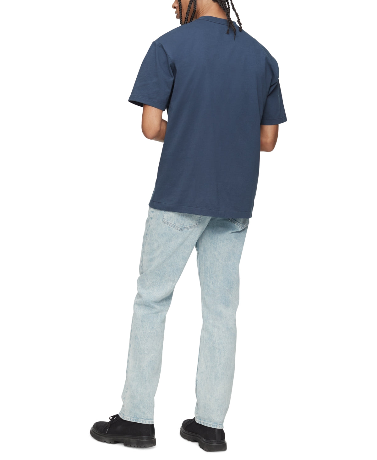 Calvin Klein Men's Straight Fit Stretch Jeans Euphoria Grey Blue 29 x 30