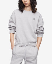 Calvin Klein Mens Heroic Grey Heather Sweatshirt Small Crewneck