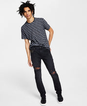 INC International Concepts Mens Skinny Fit Black Wash Jeans 36 x 32
