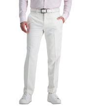 Kenneth Cole Mens Modern fit Dress Pants 32 / 32 White Check Stretch