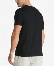 Tommy Hilfiger Men's Flag Stripe Tshirt  Black Xl