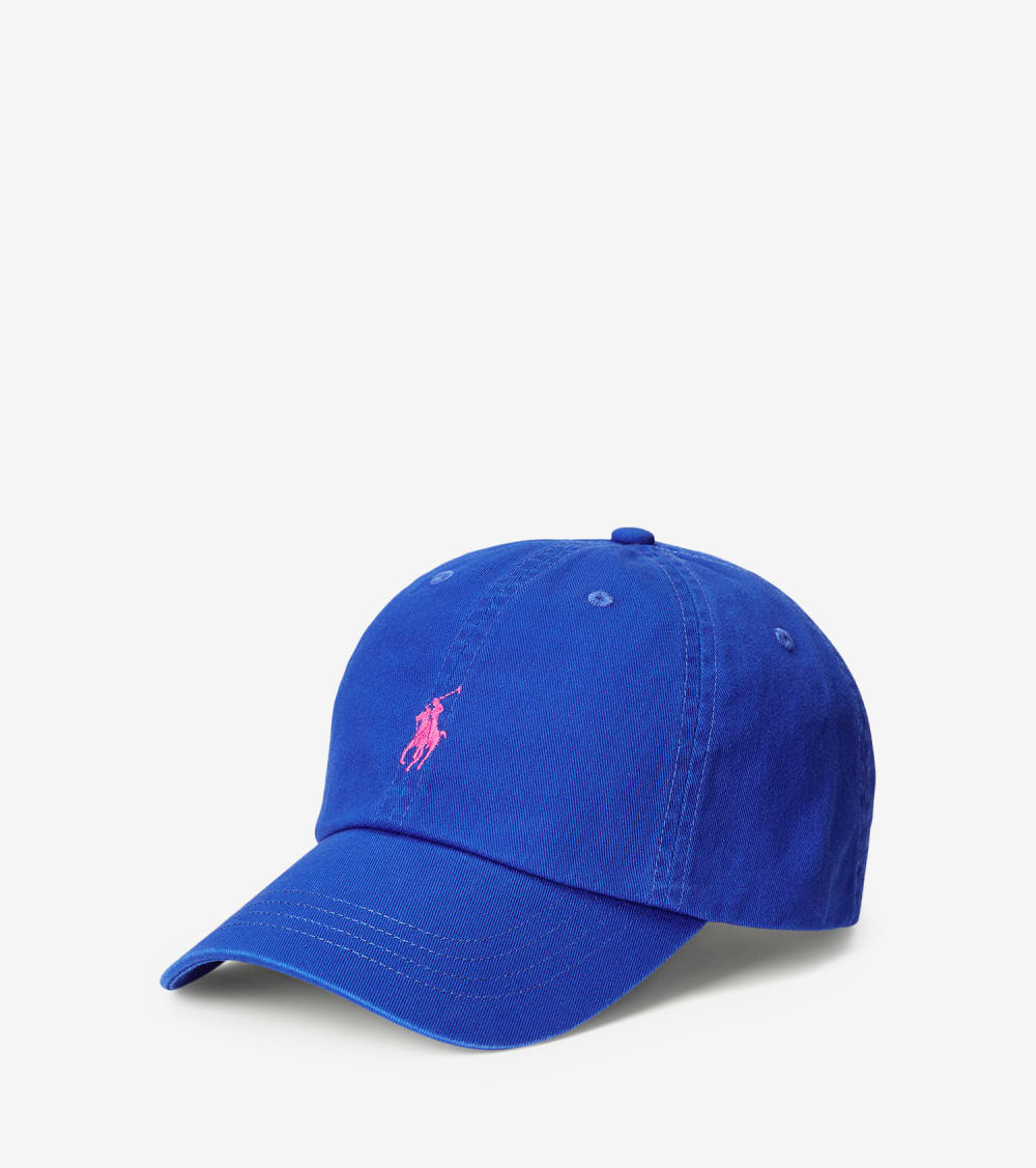 Ralph Lauren Polo Chino Sports Cap Pacific Royal Cotton