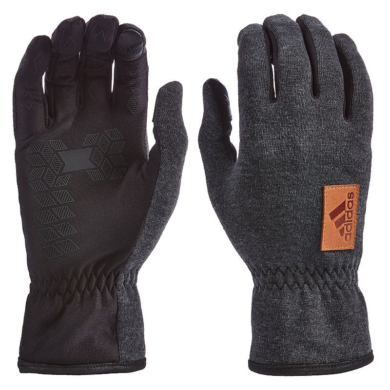 adidas Men's Edge 2.0 Gloves Heather Grey Small/Medium