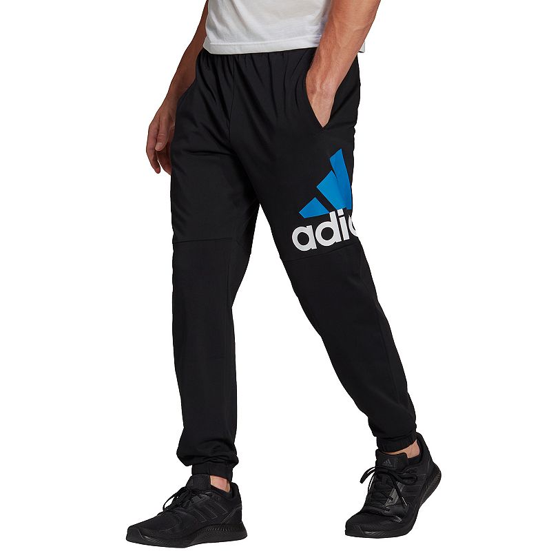 Adidas Black Xl Essential Logo Jersey Pants Size Xl