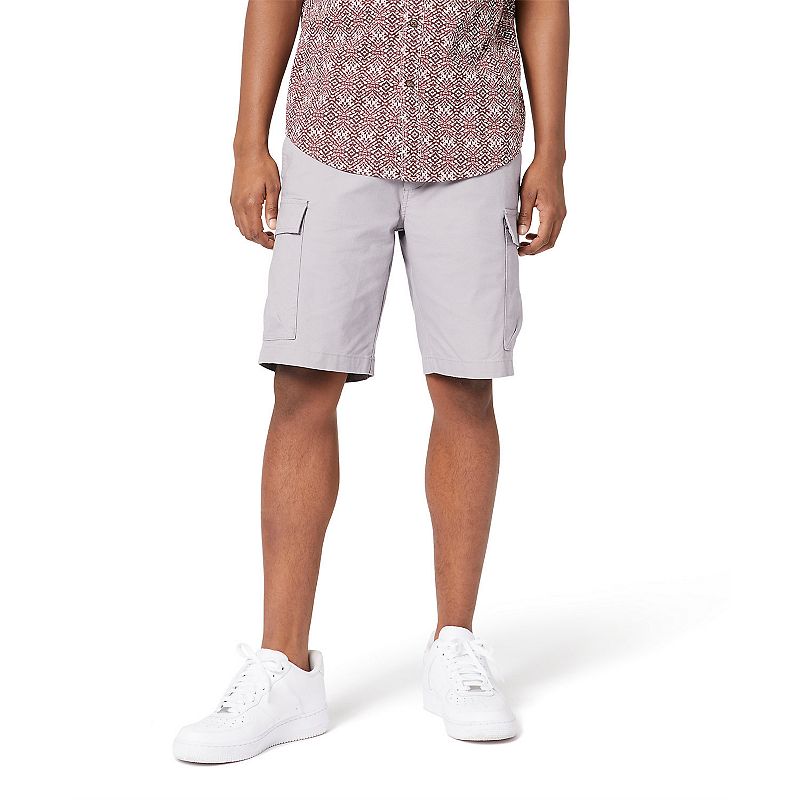 Dockers Mens Big Tall Ultimate 9" Cargo Shorts Grey 52