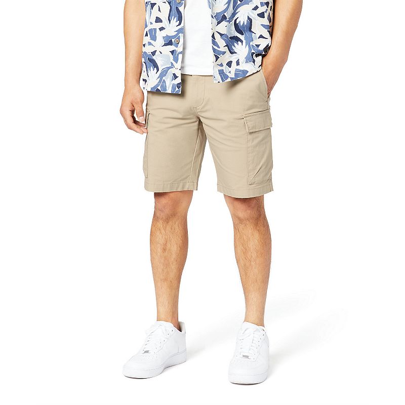Dockers Mens Regular fit Cargo Shorts 58 Beige Solid