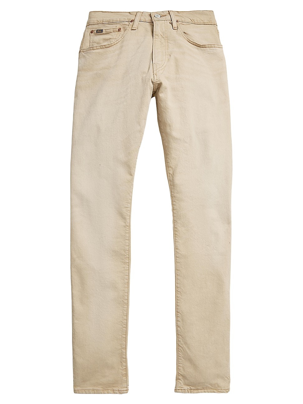 Polo Ralph Lauren Mens Slim fit Boating Jeans 38 / 32 Beige Solid Stretch