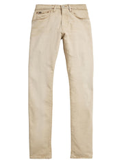 Polo Ralph Lauren Mens Slim fit Boating Jeans 38 / 32 Beige Solid Stretch