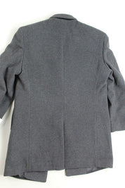 Calvin Klein Men's Prosper X-Fit Slim Overcoat Coat 42R Mid Grey Wool