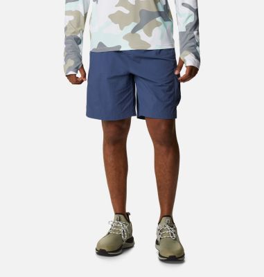 Columbia Mens Palmerston Peak Sport Shorts Blue XL