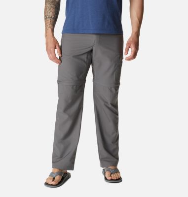 Columbia Mens Regular fit Casual Pants 42 / 32 Grey Solid