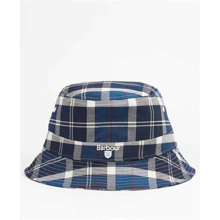 Barbour Mens Bucket Hat Small Blue