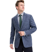 Tommy Hilfiger Mens Modern fit Sport Coat Blazer 44 S Blue Solid