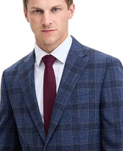 Tommy Hilfiger Mens Modern fit Sport Coat Blazer 38 S Blue Plaid