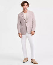 Michael Kors Mens Classic fit Sport Coat Blazer 44 R Dusty Rose Pink  Stretch