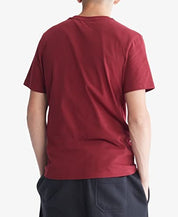 Calvin Klein Men's Smooth Cotton Solid Crewneck T Shirt XXL 2XL Red