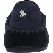 Ralph Lauren Mens' POLO Slipper, Declan Plaid Moccasin House Shoe Navy Size 10