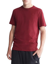 Calvin Klein Men's Smooth Cotton Solid Crewneck T Shirt XXL 2XL Red