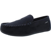 Ralph Lauren Mens' POLO Slipper, Declan Plaid Moccasin House Shoe Navy Size 10