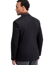 Michael Kors Mens Classic-Fit Wool Cashmere Sport Coat Black 50L Black