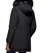 DKNY Women's Parka Coat XXS Black NO HOOD