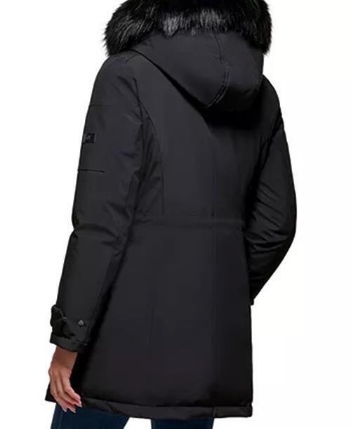 DKNY Women's Parka Coat XXS Black NO HOOD