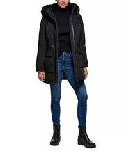 DKNY Women's Parka Coat XXS Black NO HOOD