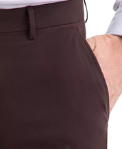 Calvin Klein Mens Slim fit Dress Pants 38 / 30 Brown Solid