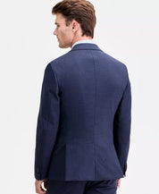 Ted Baker Mens Modern fit Wool Suit Jacket Blazer 48 L Navy Blue Solid