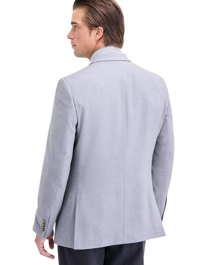 Nautica Mens Modern fit Sport Coat Blazer 38 R Light Gray Solid