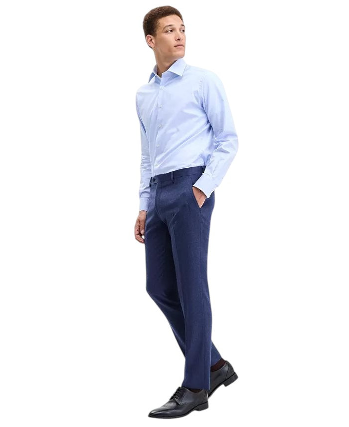 Tommy Hilfiger Mens Modern fit Wool Dress Pants 29 / 30 Blue Solid
