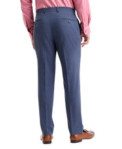 Bar Iii Mens Slim fit Dress Pants 30 / 32 Steel Blue Solid Stretch Wool