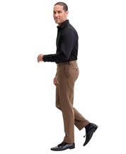 Bar Iii Mens Slim fit Dress Pants 33 / 30 Brown Solid