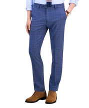 Tommy Hilfiger Mens Modern fit Dress Pants 36 / 30 Navy Blue Plaid Stretch