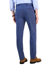 Tommy Hilfiger Mens Modern fit Dress Pants 33 / 30 Navy Blue Plaid Stretch