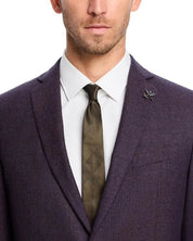 John Varvatos Star Usa Mens Slim fit Suit Jacket Blazer 38 R Purple Wool