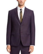 John Varvatos Star Usa Mens Slim fit Suit Jacket Blazer 38 R Purple Wool