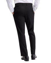 Izod Mens Modern fit 2 Piece Suit 40 R / 34 Waist Black Solid Stretch