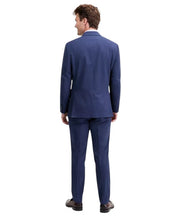 Izod Mens Classic fit 2 Piece Suit 40 S / 34 Waist Blue Solid Stretch