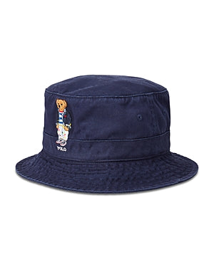 Polo Ralph Lauren Mens Polo Bear Bucket Hat Navy Blue Large / XL